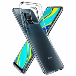 Etui Spigen Liquid Crystal do Xiaomi Redmi Note 9s/9 Pro/9 Pro Max Crystal Clear