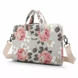 Torba na Laptop Canvaslife Briefcase, 13-14 cali, White Rose