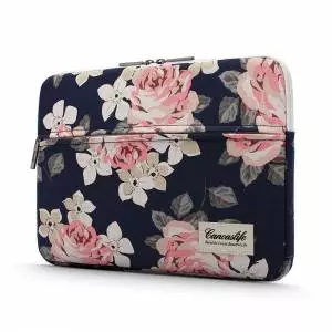 Pokrowiec na Laptop Canvaslife Sleeve 13-14 cali,  Navy Rose