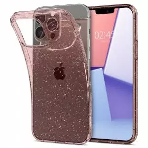 Etui Spigen Liquid Crystal do Iphone 13 Pro Max Glitter Rose