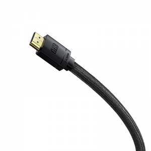 Kabel HDMI 2.1 Baseus HD Series, 8K 60Hz, 3D, HDR, 48Gbps, 1m czarny