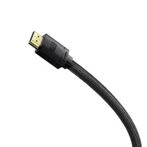 Kabel HDMI 2.1 Baseus HD Series, 8K 60Hz, 3D, HDR, 48Gbps, 2m czarny