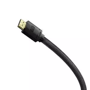 Kabel Baseus HDMI 2.1 HD Series, 8K 60Hz, 3D, HDR, 48Gbps, 2m czarny