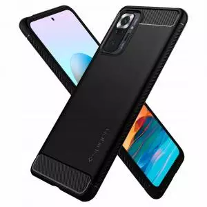 Etui Spigen Rugged Armor do Xiaomi Redmi Note 10 Pro Matte Black