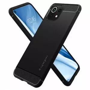 Etui Spigen Rugged Armor do Xiaomi Mi 11 Lite / 11 Lite Ne / 5g Matte Black