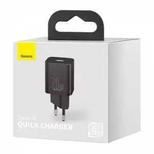 Ładowarka sieciowa Baseus - PD20W wtyczka Super Si CCSUP-B02 czarny