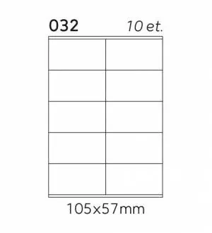 Etykiety Samoprzylepne A4 Antybakteryjna Biała 105x57 mm 10 etykiet x 100 arkuszy