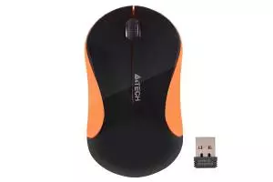 Mysz bezprzewodowa A4Tech V-TRACK G3-270N-1 Black - orange WRLS