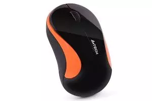 Mysz bezprzewodowa A4Tech V-TRACK G3-270N-1 Black - orange WRLS