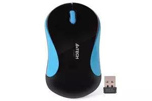 Mysz bezprzewodowa A4Tech V-TRACK G3-270N-1 Black - blue WRLS