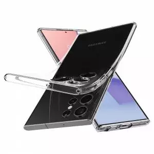 Etui Spigen Liquid Crystal do Galaxy S22 Ultra Crystal Clear