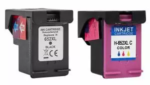 Zestaw whitebox do HP 652 XL czarny + kolorowy reg.