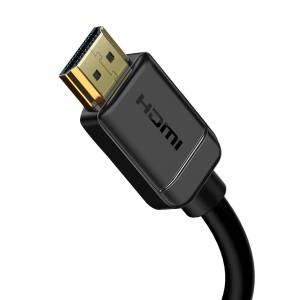 Kabel HDMI 2.0 Baseus, 4K 60Hz, 3D, HDR, 18Gbps, 1m, czarny