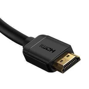Kabel HDMI 2.0 Baseus, 4K 60Hz, 3D, HDR, 18Gbps, 1m, czarny