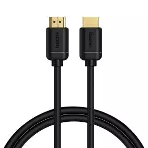 Kabel HDMI 2.0 Baseus, 4K 60Hz, 3D, HDR, 18Gbps, 2m czarny