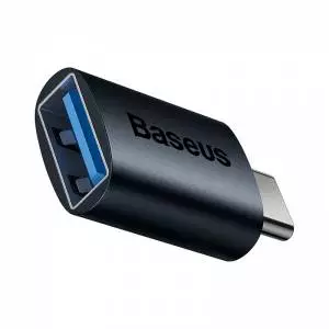 Adapter USB-C do USB-A Baseus Ingenuity, OTG niebieski