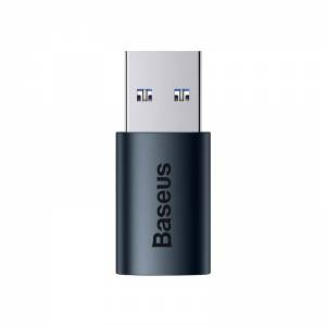 Adapter USB-A do USB-C Baseus Ingenuity OTG niebieski
