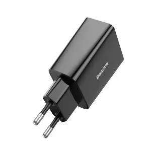 Ładowarka sieciowa Baseus Speed Mini Quick Charger, USB-C, PD, 3A, 20W czarna