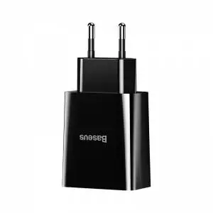 Ładowarka sieciowa Baseus Speed Mini Dual Charger, 2x USB, 2A, 10,5W czarna