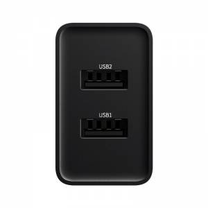 Ładowarka sieciowa Baseus Speed Mini Dual Charger, 2x USB, 2A, 10,5W czarna