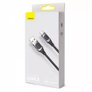 Kabel szybkiego ładowania USB - USB-C Baseus Flash QC 3.0, Huawei SCP, Samsung AFC, 5A, 2m szary