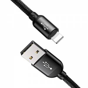 Kabel USB Baseus 3w1 USB-C / Lightning / Micro - 3A - 1.2m