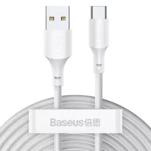 Kabel USB do USB-C Baseus Simple Wisdom, 40W, 5A, 1.5m 2szt.