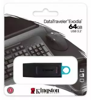 Pendrive Kingston Data Traveler Exodia 64GB USB3.1