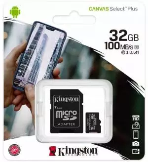 Karta pamięci microSD 32GB Canvas Select Plus 100MB/s Adapter