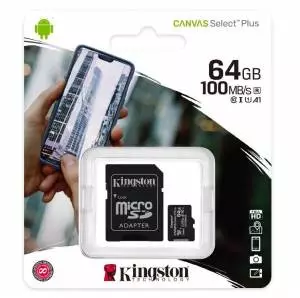 Karta pamięci microSD 64GB Canvas Select Plus 100MB/s Adapter