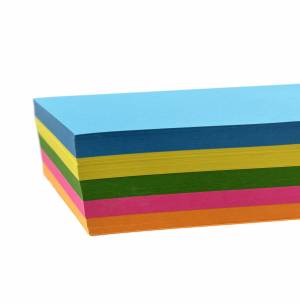 Papier biurowy ksero kolorowy A4 mix intensywny 5 kolorów 80-120 gr 100 arkuszy