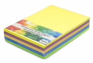 Papier biurowy ksero kolorowy A4 mix intensywny 5 kolorów 80-120 gr 500 arkuszy