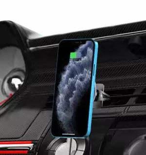 Uchwyt na telefon Tech-protect A2 Magnetic Magsafe Vent Car Mount Wireless Charger 15w Black