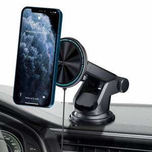 Uchwyt na telefon Tech-protect A2 Magnetic Magsafe Dash Car Mount Wireless Charger 15w Black