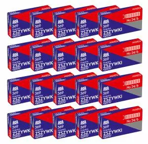 20x zszywki 24/6 1000 szt Grand 369