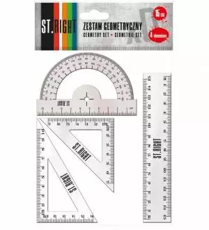 Zestaw geometryczny 4 elementy 15 cm