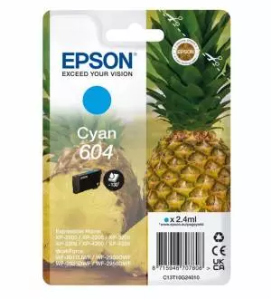 Tusz Epson 604 cyjan T10G240