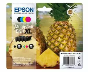 Oryginalny zestaw Epson 604 XL - 4 tusze CMYK