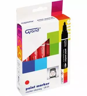 Marker olejowy Grand GR-25 czerwony