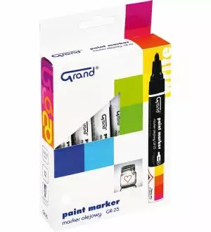 12x Marker olejowy Grand GR-25 biały