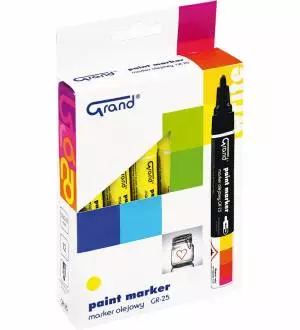 12x Marker olejowy Grand GR-25 żółty