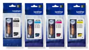 Zestaw Brother LC-427 XL CMYK - 4 oryginalne tusze XL