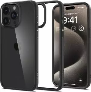 Etui Spigen Ultra Hybrid do Iphone 15 Pro Matte Black