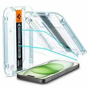 Szkło Hartowane Spigen Glas.TR EZ Fit 2-pack Iphone 15 Plus Clear