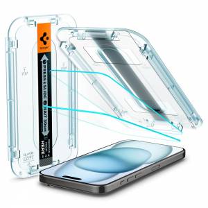 Szkło hartowane Spigen Glas.tr ”ez Fit” 2-pack Iphone 15 Clear