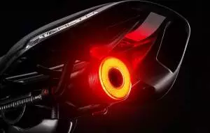 Lampka Rowerowa Tylna Rockbros Czarna