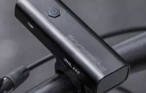 Lampka Rowerowa Rockbros Czarna 600LM