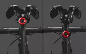 Tylnia Lampka Rowerowa Rockbros Q3 Czarna