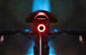 Tylnia Lampka Rowerowa Rockbros Q3 Czarna