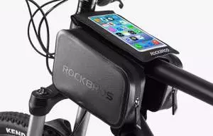 Torba Rowerowa Z Uchwytem Na Telefon Rockbros AS-006BK Czarna